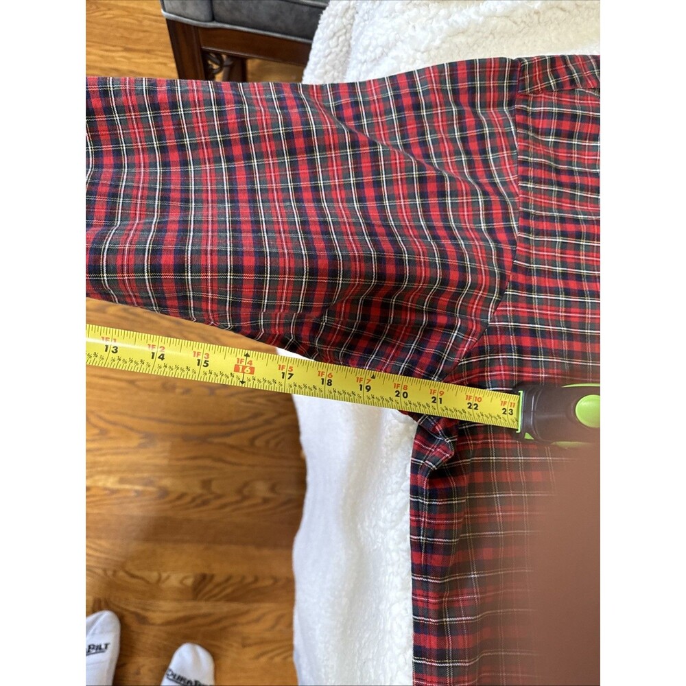 Polo Ralph Lauren Shirt Mens XL Red Blue Green Plaid Button Down Preppy - Picture 9 of 10